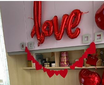 Guirlande Cœur Rouge pour Saint-Valentin et Mariage - Décoration Romantique