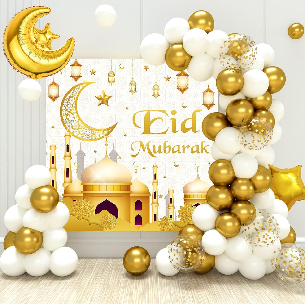 Eid Mubarak Ramadan Décoration Ballons